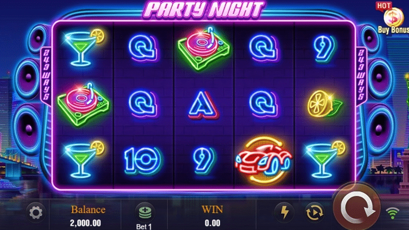 ค่ำคืนแห่งความสนุกสุดเหวี่ยงกับ Party Night สล็อตปาร์ตี้ไนท์ ค่าย jili game ที่กำลังมาแรง